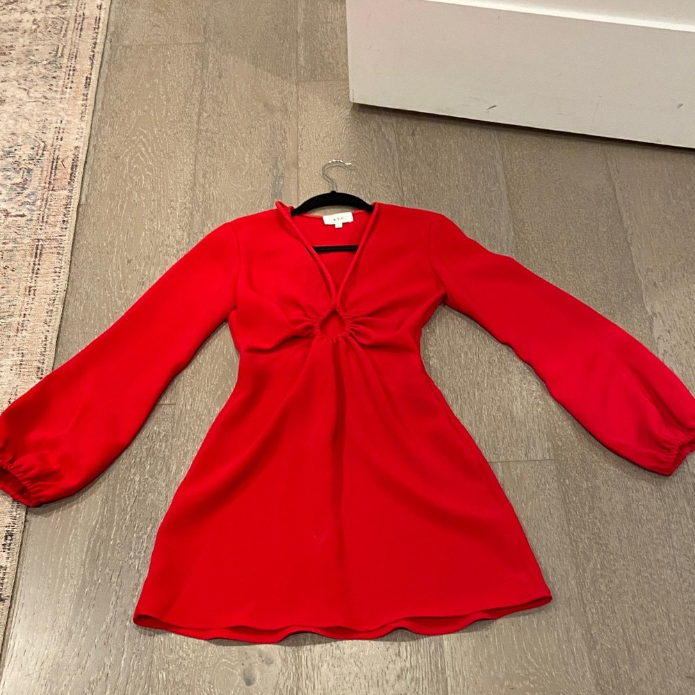 A.L.C. Vibrant Red Dress